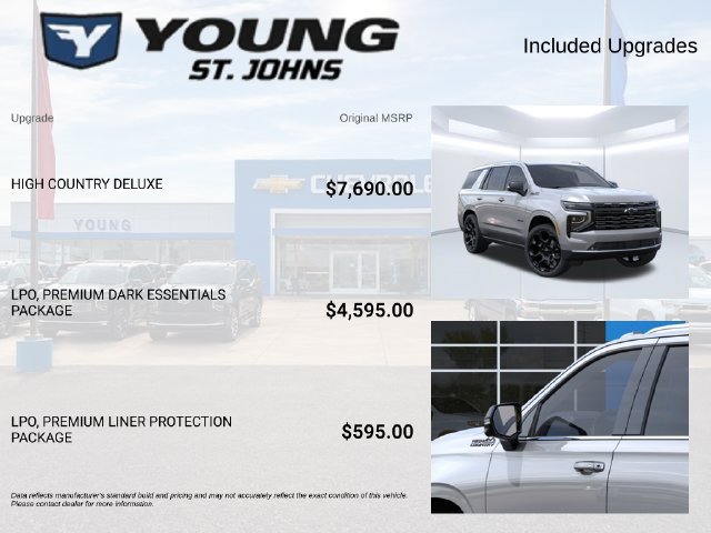 New 2026 Chevrolet Tahoe High Country AWD/4WD image 7