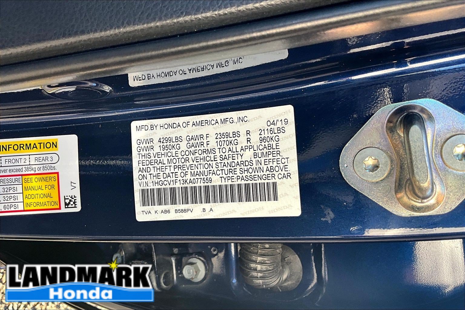 Used 2019 Honda Accord LX image 32