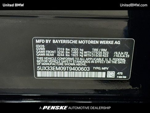 New 2026 BMW X7 M60i AWD/4WD image 16