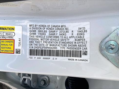 Used 2023 Honda Civic Sport image 33