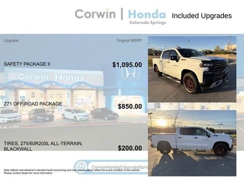 Used 2021 Chevrolet Silverado 1500 LTZ w/ Safety Package II AWD/4WD image 4
