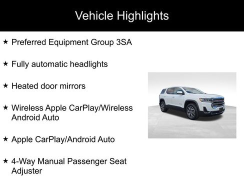 Used 2023 GMC Acadia SLE image 2