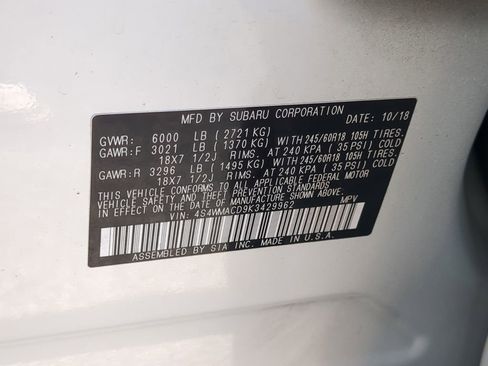 Used 2019 Subaru Ascent Premium w/ Popular Package #2 image 35