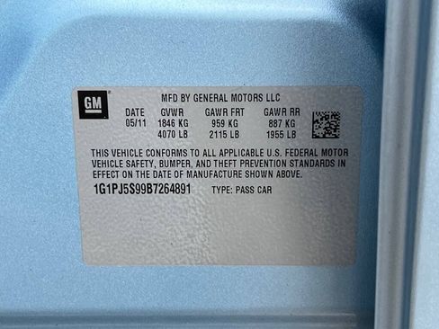Used 2011 Chevrolet Cruze Eco FWD image 18