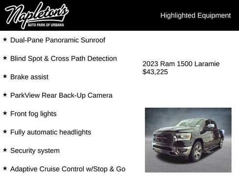 Used 2023 RAM 1500 Laramie AWD/4WD image 10