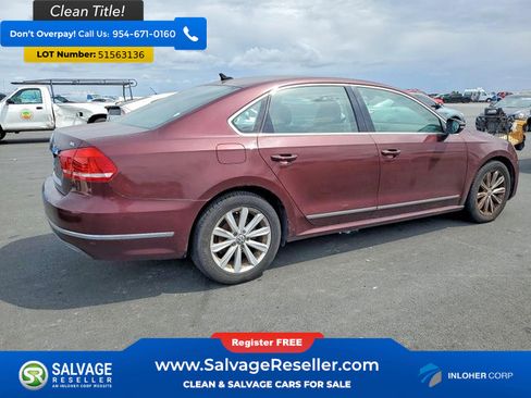 Used 2012 Volkswagen Passat 2.5 SEL FWD image 4