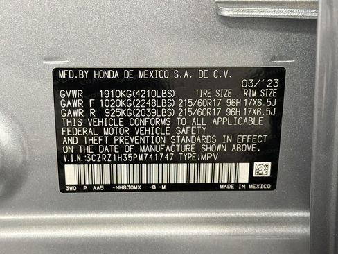 Certified 2023 Honda HR-V LX image 20