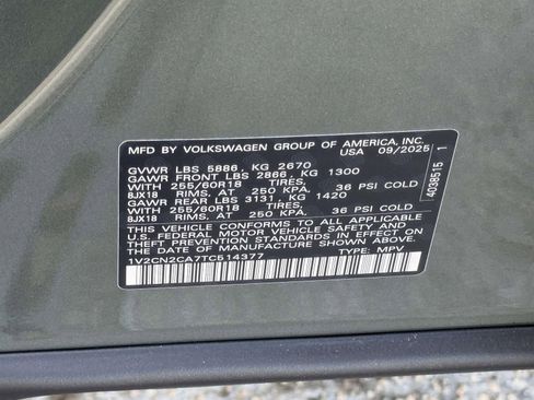 New 2026 Volkswagen Atlas Peak Edition image 19