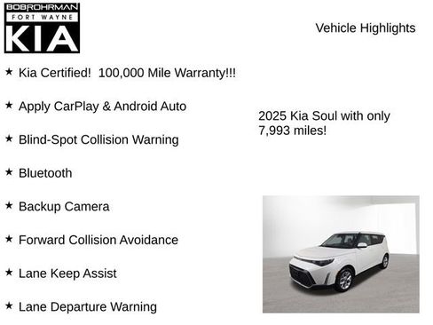 Certified 2025 Kia Soul LX image 7