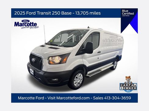 Certified 2025 Ford Transit 250 Low Roof w/ Exterior Upgrade Package RWD image 1