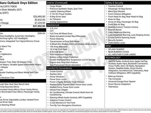 Used 2023 Subaru Outback Onyx Edition image 35