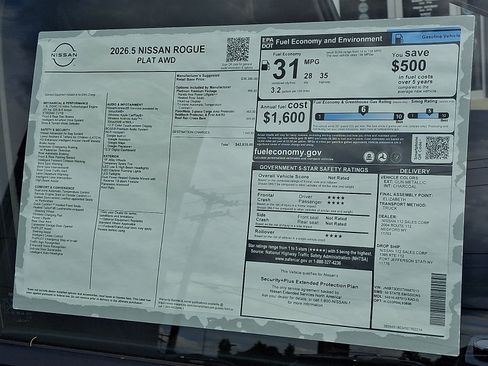 New 2026 Nissan Rogue Platinum w/ Platinum Premium Package AWD/4WD image 21