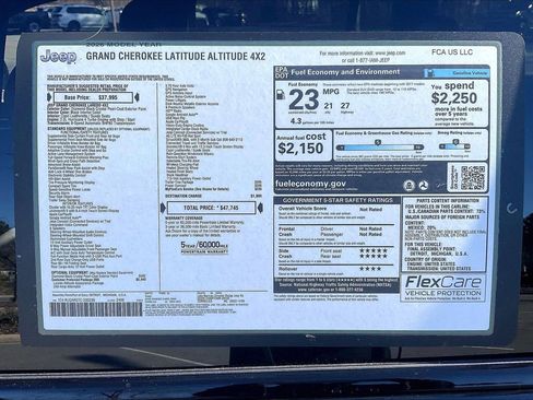 New 2026 Jeep Grand Cherokee Altitude image 38