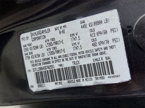 Used 2003 Dodge Ram 3500 Truck SLT image 29