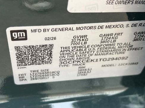 New 2026 Chevrolet Silverado 1500 Custom Trail Boss AWD/4WD image 21