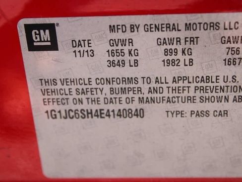 Used 2014 Chevrolet Sonic LT w/ Advanced Safety Package image 13