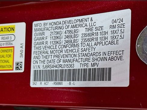 Certified 2024 Honda CR-V EX image 34