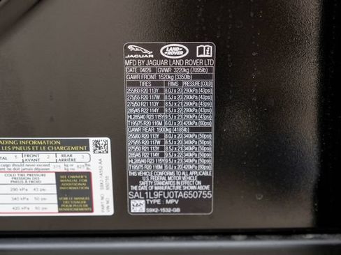 New 2026 Land Rover Range Rover Sport Dynamic SE AWD/4WD image 76