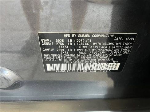 Used 2025 Subaru Outback Wilderness AWD/4WD image 24