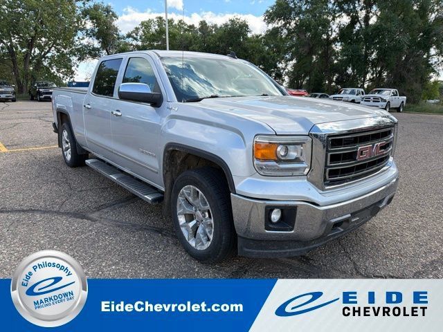 Used 2015 GMC Sierra 1500 SLT w/ SLT Crew Cab Value Package AWD/4WD image 1