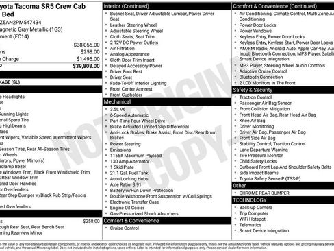 Used 2023 Toyota Tacoma SR5 image 11