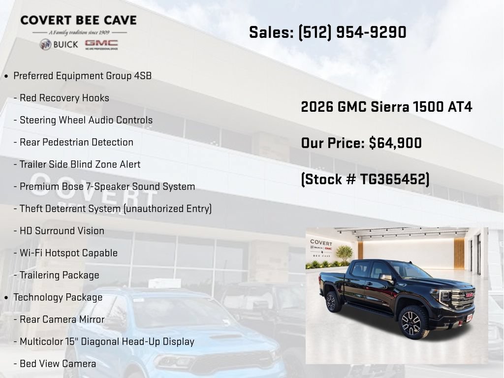 New 2026 GMC Sierra 1500 AT4 w/ AT4 Premium Package AWD/4WD image 26