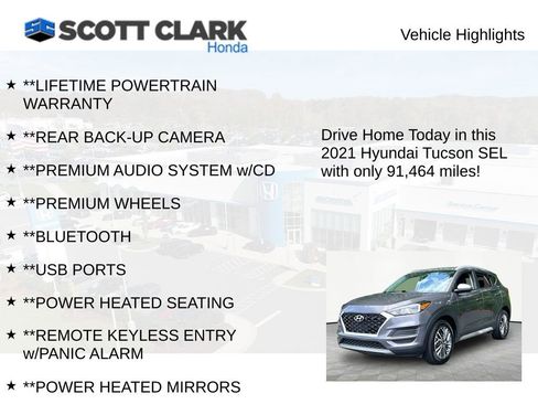 Used 2021 Hyundai Tucson SEL FWD image 12