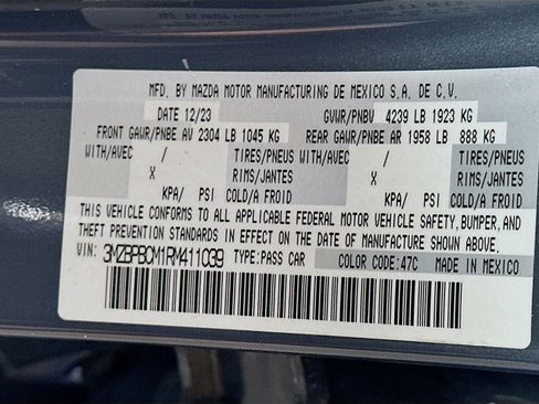 Used 2024 MAZDA MAZDA3 s image 12