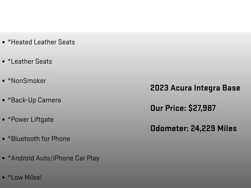 Used 2023 Acura Integra A-Spec FWD image 6