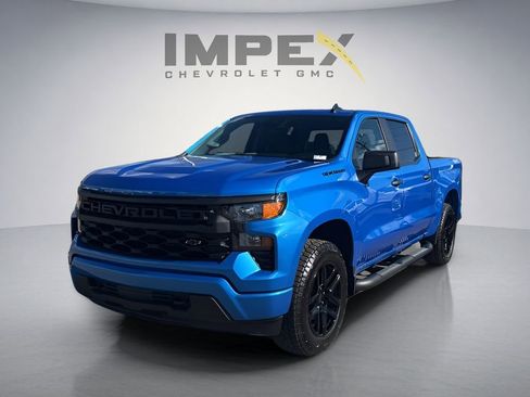 Used 2026 Chevrolet Silverado 1500 Custom w/ Turbomax Blackout Package AWD/4WD image 1