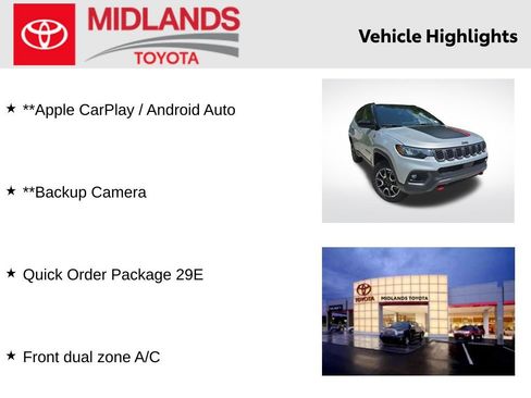 Used 2025 Jeep Compass Trailhawk AWD/4WD image 2