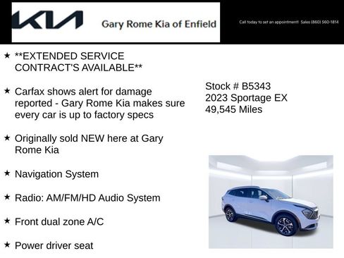 Certified 2023 Kia Sportage EX AWD/4WD image 14