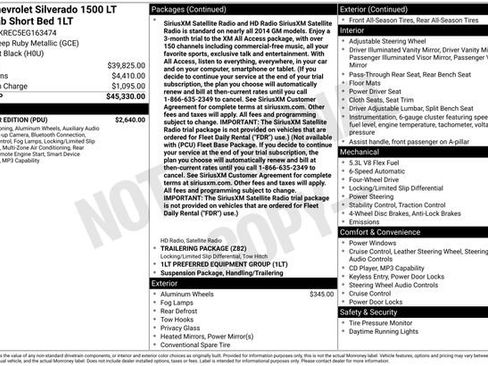 Used 2014 Chevrolet Silverado 1500 LT w/ All Star Edition AWD/4WD image 2