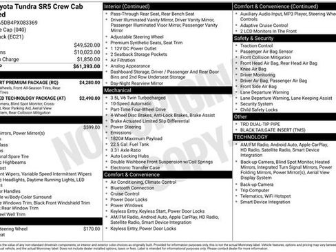 Used 2023 Toyota Tundra SR5 w/ TRD Sport Premium Package image 8