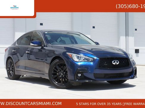 Used 2023 INFINITI Q50 Luxe w/ Cargo Package RWD image 1