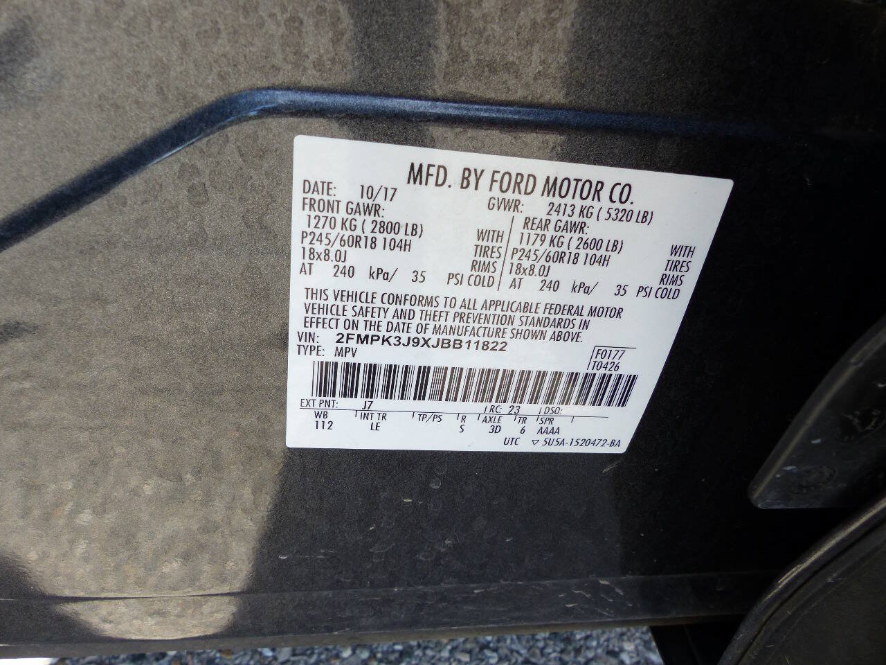 Used 2018 Ford Edge SEL w/ Equipment Group 201A FWD image 17