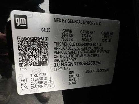 Used 2025 Chevrolet Tahoe LT AWD/4WD image 53