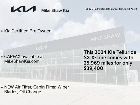 Used 2024 Kia Telluride SX X-Line AWD/4WD image 3