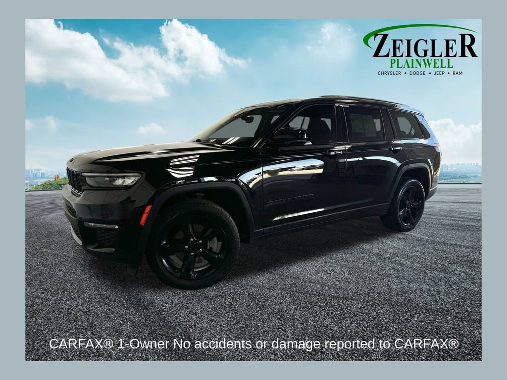Used 2023 Jeep Grand Cherokee L Limited w/ Black Appearance Package AWD/4WD image 1