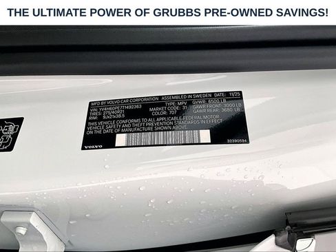 New 2026 Volvo XC90 T8 Plus w/ Protection Package Premier AWD/4WD image 32