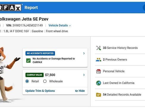 Used 2014 Volkswagen Jetta SE FWD image 2