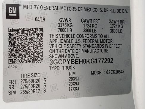 Used 2019 Chevrolet Silverado 1500 Custom w/ Custom Value Package image 24