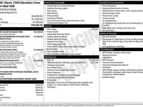 Used 2020 GMC Sierra 1500 Elevation w/ Elevation Value Package AWD/4WD image 35