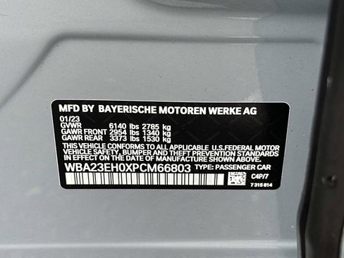Used 2023 BMW 740i w/ Parking Assistance Package RWD image 42