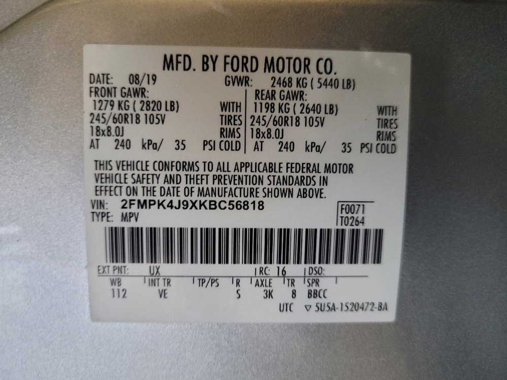 Used 2019 Ford Edge SEL w/ Equipment Group 201A AWD/4WD image 33