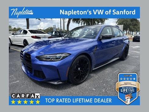 Used 2021 BMW M3 Competition w/ Executive Package RWD image 1