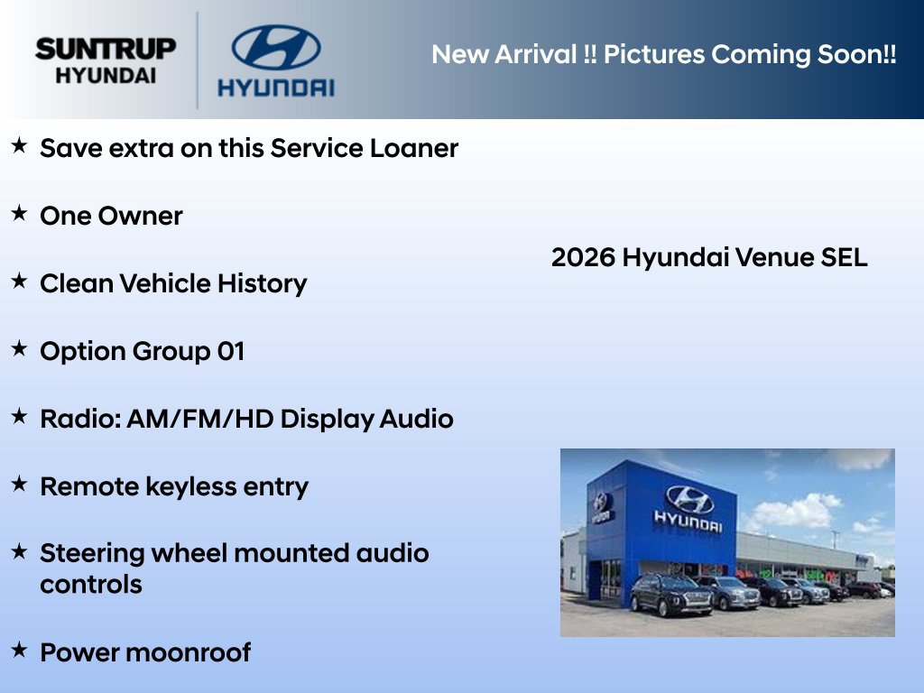 Used 2026 Hyundai Venue SEL FWD image 2