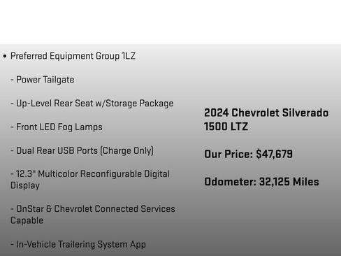 Used 2024 Chevrolet Silverado 1500 LTZ image 25