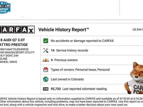 Used 2018 Audi Q7 3.0T Prestige w/ Prestige Package image 2