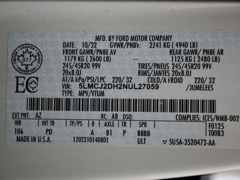 Used 2022 Lincoln Corsair Reserve w/ Equipment Group 201A AWD/4WD image 44